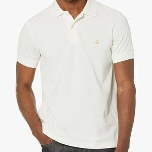 Brooks Brothers - White Performance Polo, Size XXL